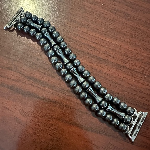 Apple Watch band 40mm stretch magnetic black hematite - Picture 2 of 3